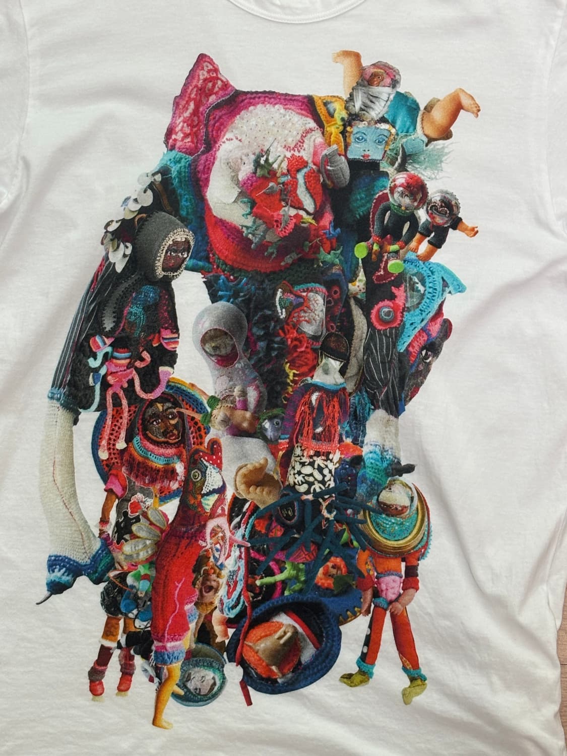 꼼데가르송 옴므 플러스 프린팅 티셔츠 L 상품이미지2