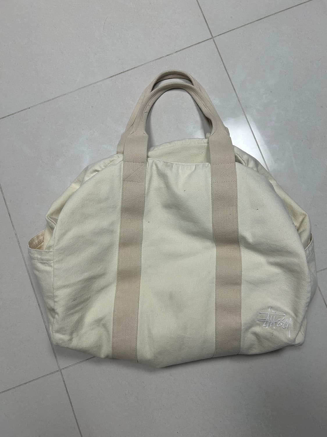 스투시 캔버스 플라이트 백 판매 상품이미지2