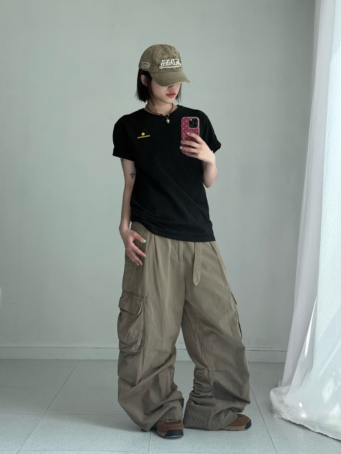 디스퀘어드2 블랙 반팔티 상품이미지5