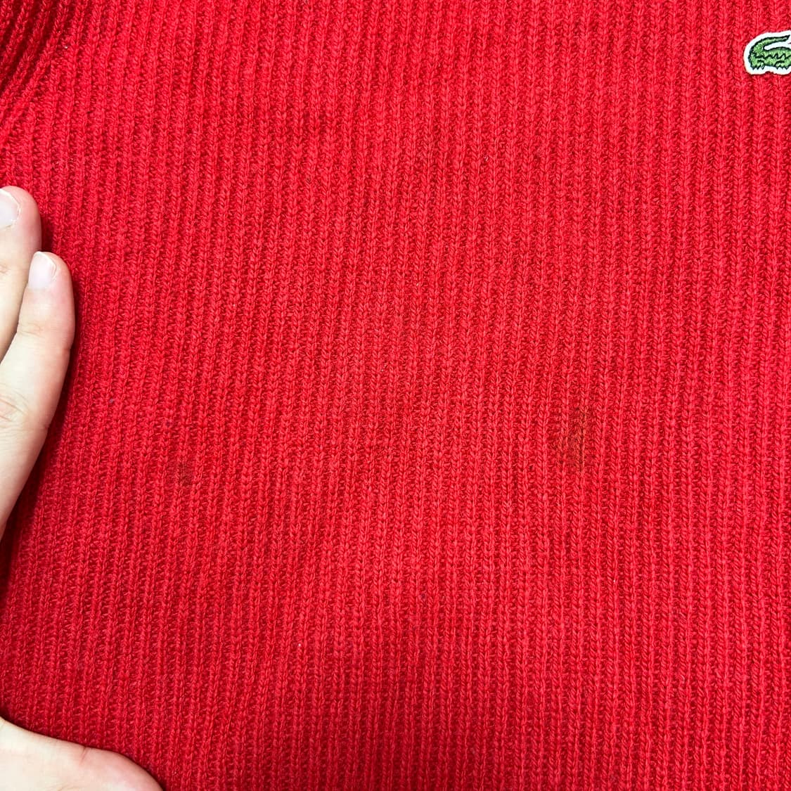 라코스테 레드 울 니트(3) 상품이미지4