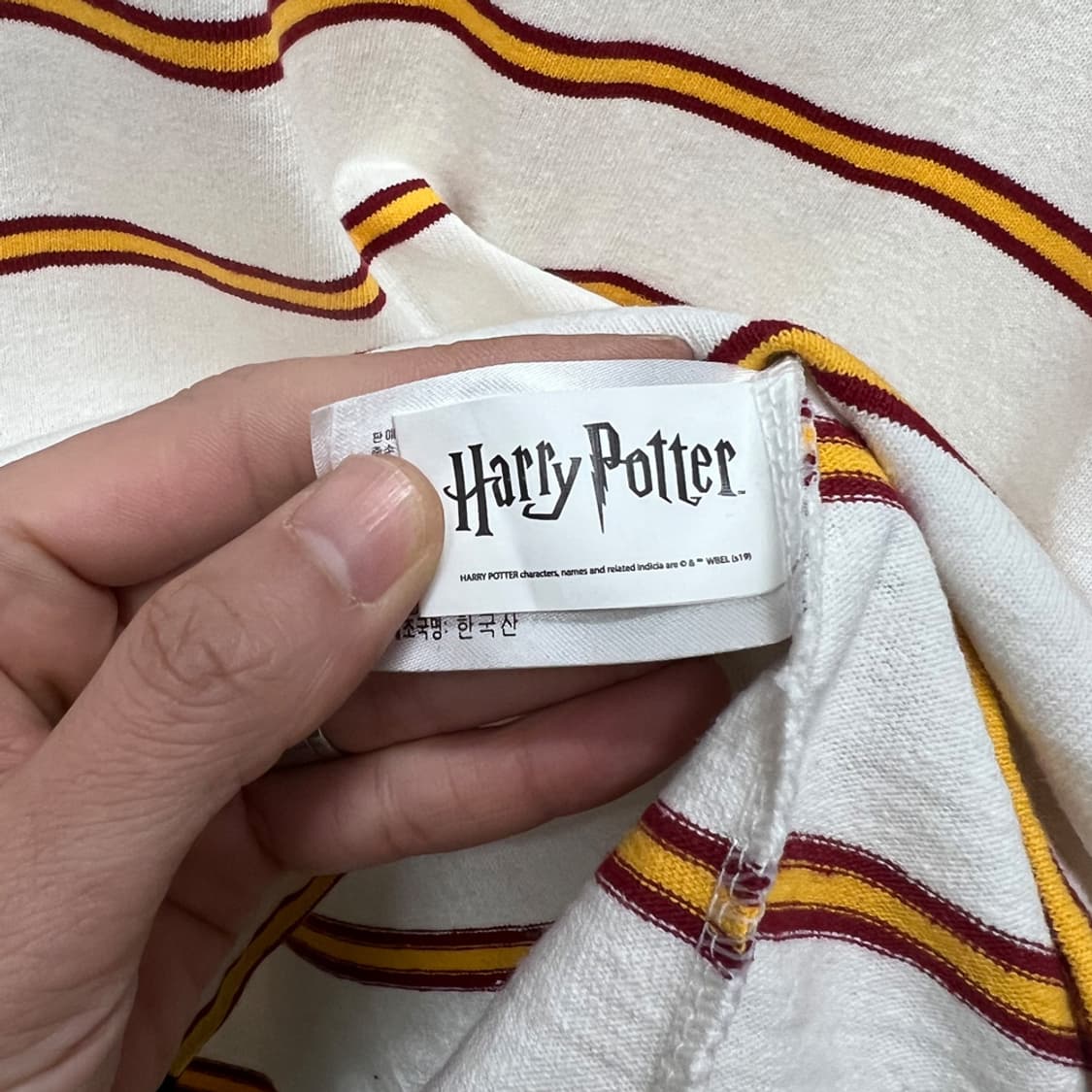 SPAO 해리포터 스트라이프 긴팔 롱슬리브 XL 상품이미지4