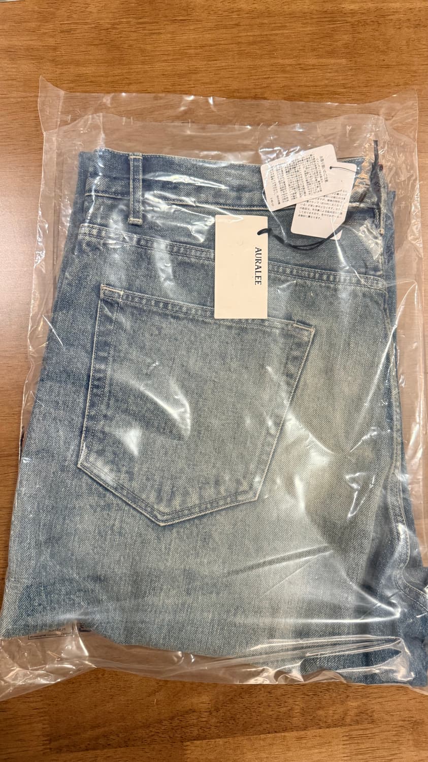 오라리 25aw 셀비지 헤비 데님 상품이미지1