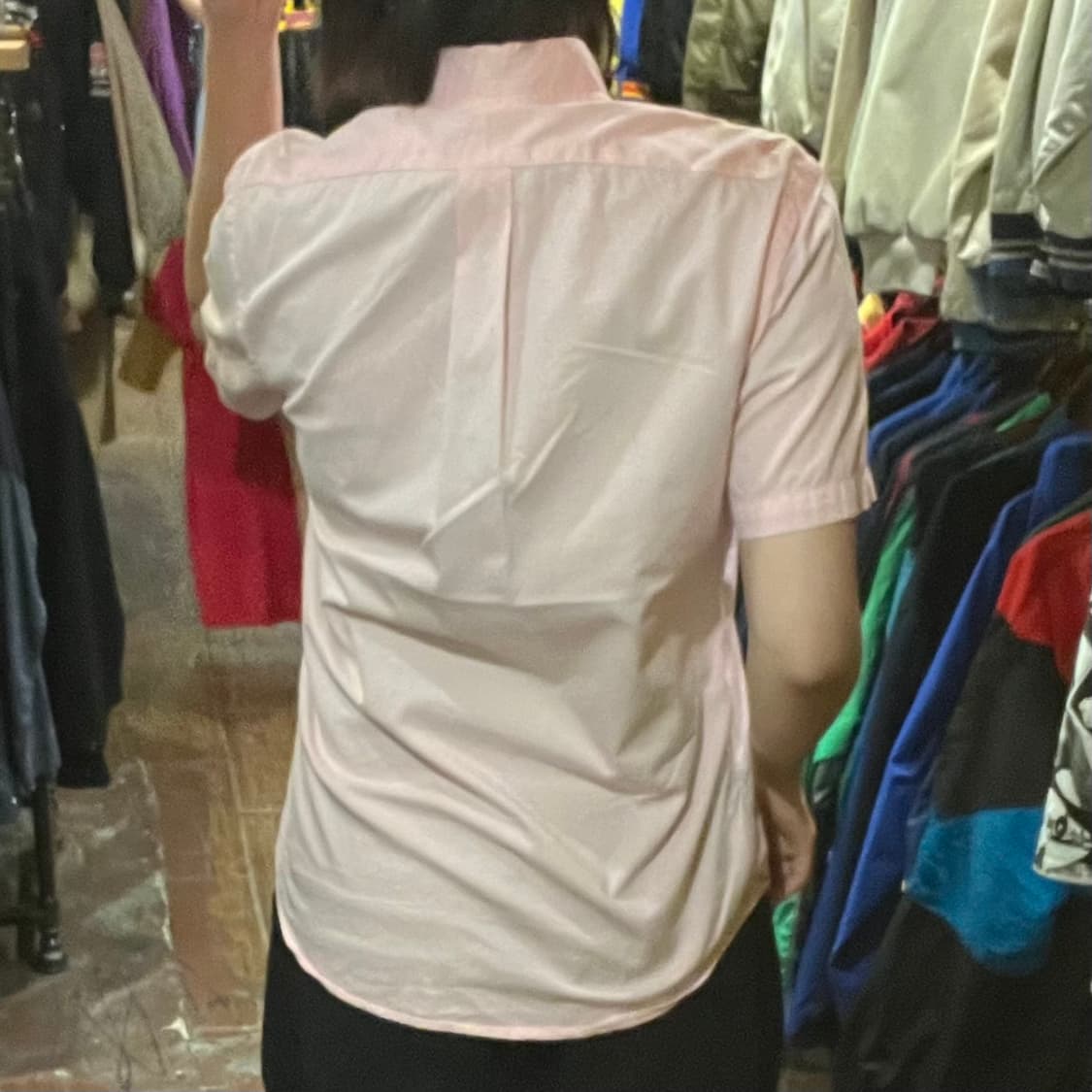 [HI] 폴로 반팔 셔츠 핑크 상품이미지5