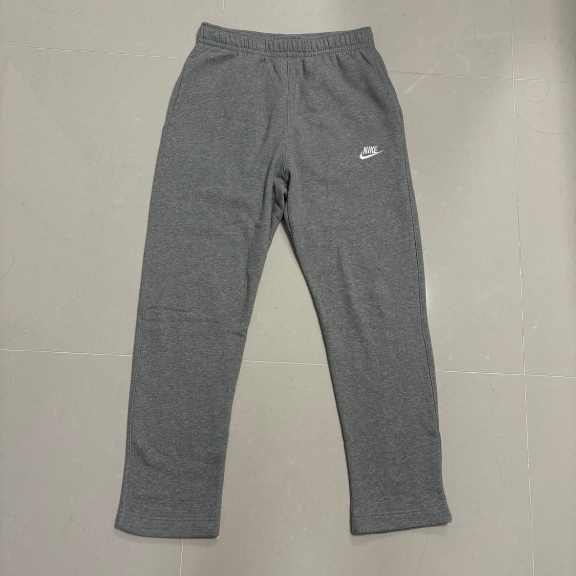 정품 나이키 퓨추라 기모 스웻팬츠 그레이 트레이닝 바지 상품이미지3