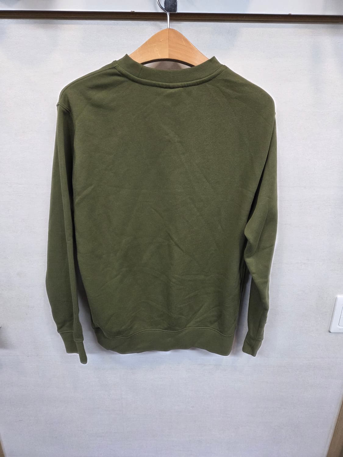 나이키 nsw 안감플리스 맨투맨 m 카키  상품이미지2