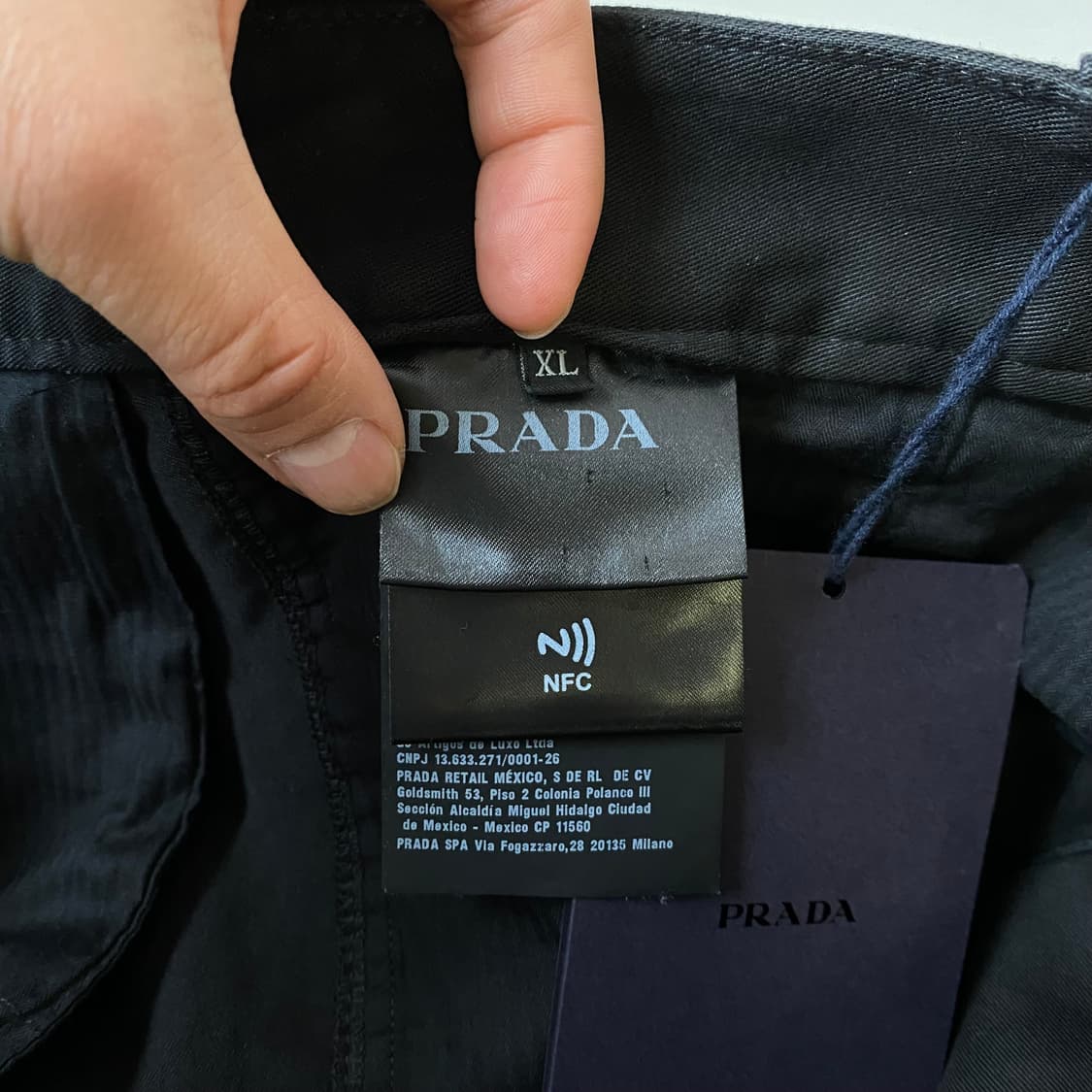 [XL] 프라다 코튼 카고 팬츠 상품이미지8