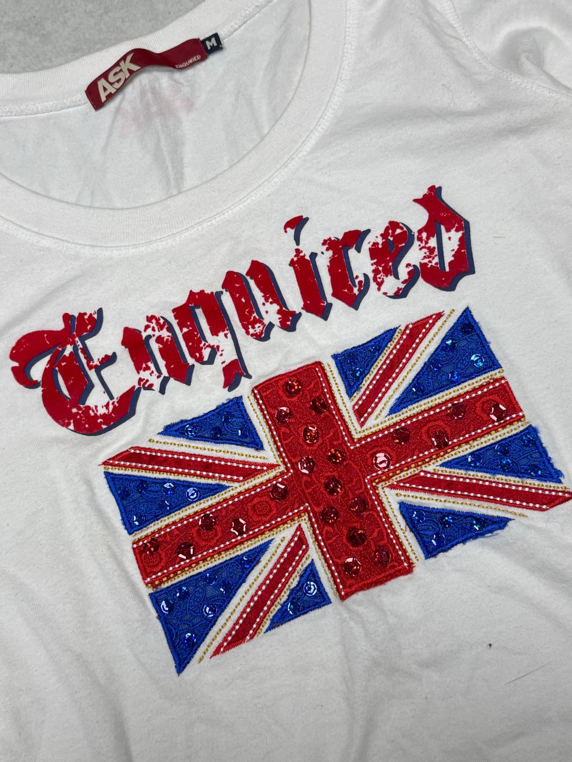 유니언잭 큐빅  롱슬리브  상품이미지2