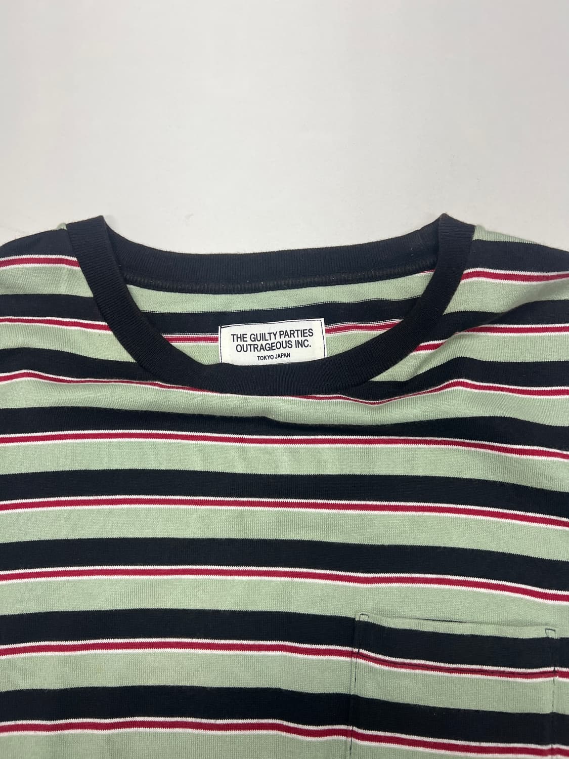 16ss 와코마리아 스트라이프 보더 티셔츠 xl  상품이미지3