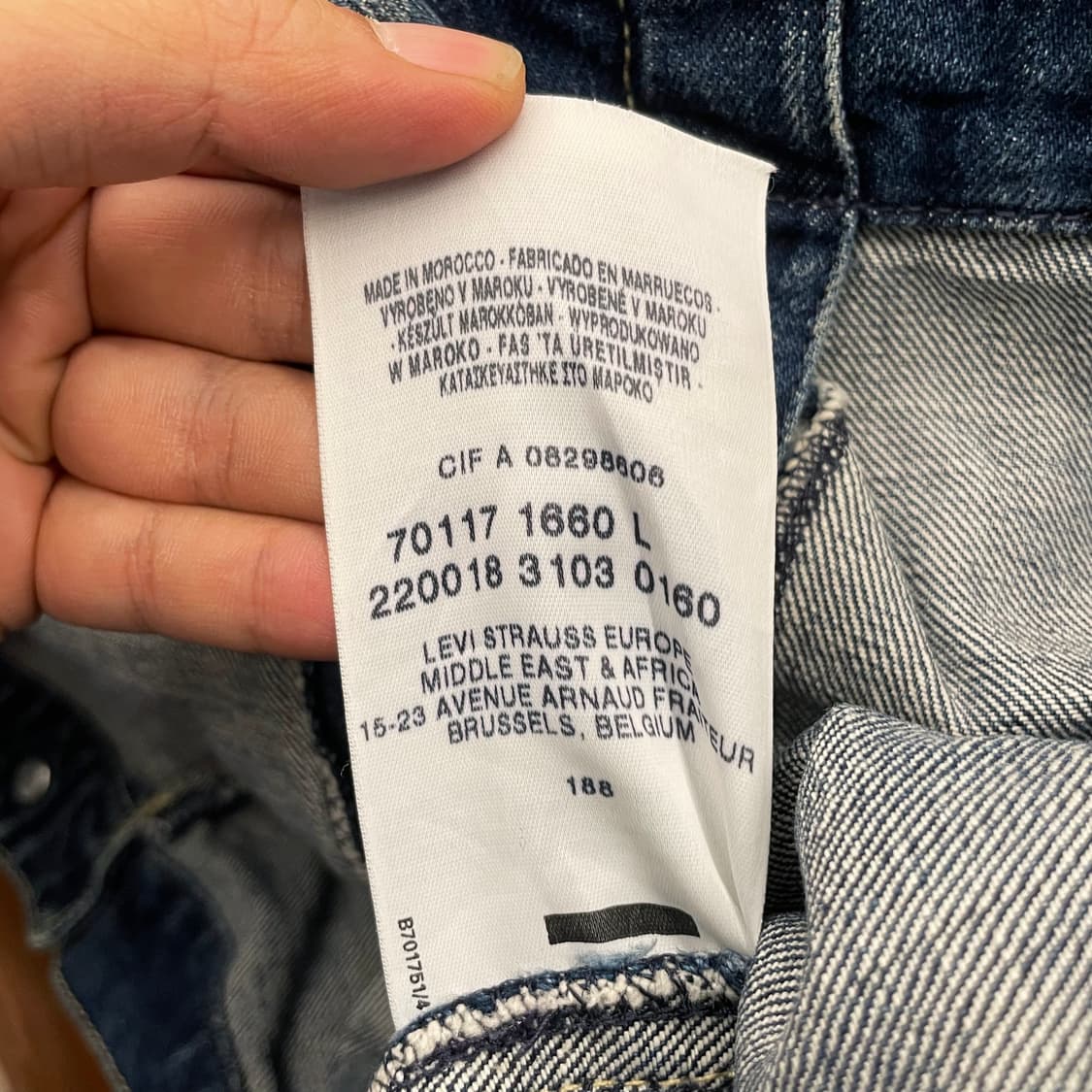 00s 리바이스 엔지니어드 진 엔진 데님 자켓 상품이미지8