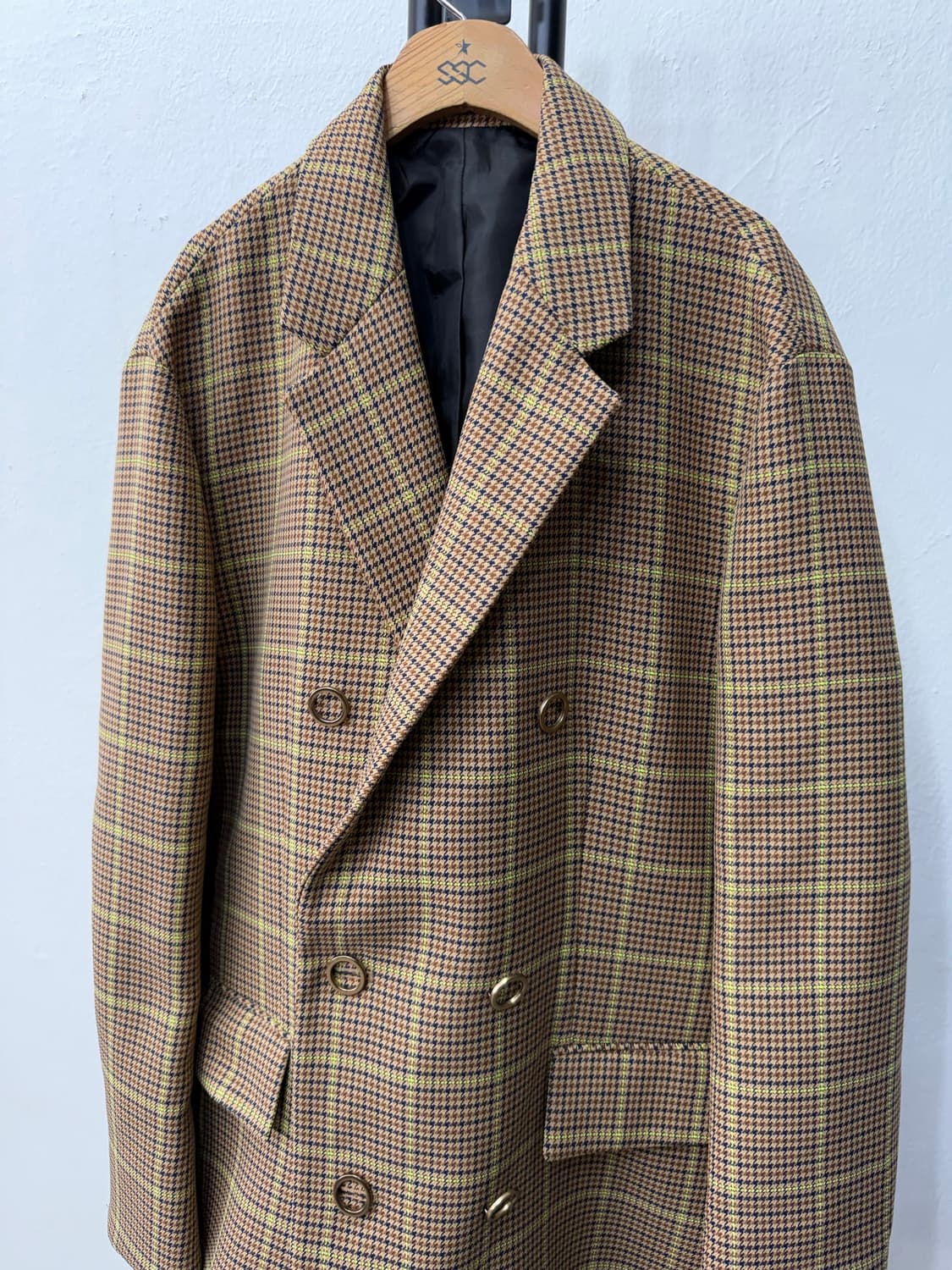 정품) 시스템옴므 한섬 이태리원단 오버핏 브레스트 자켓 95 상품이미지2