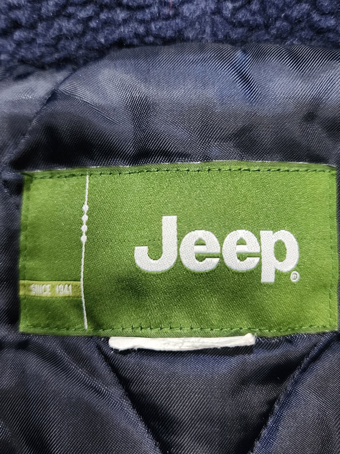 지프 Y2K 빈티지 패치 누빔 후드 집업 S 상품이미지6