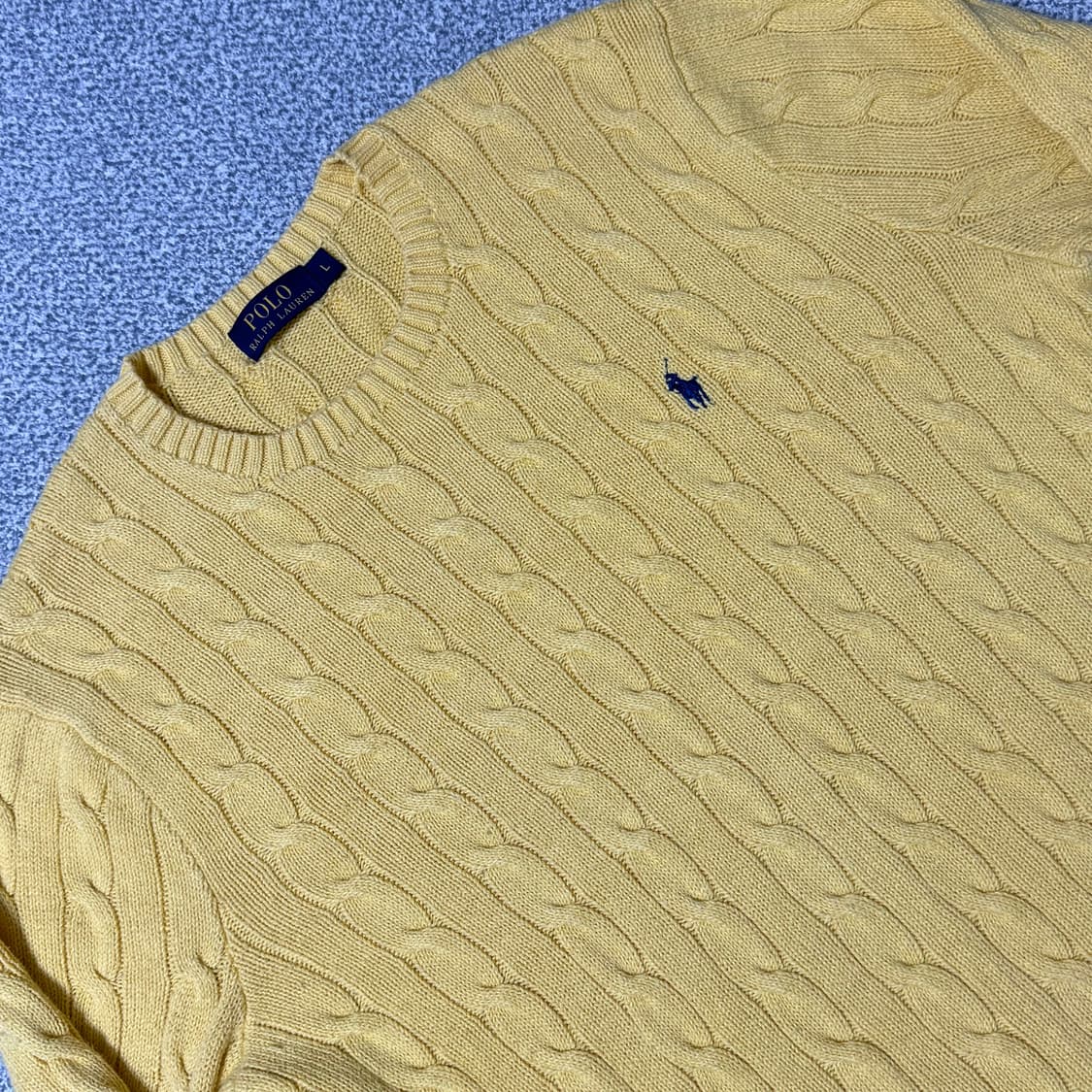 폴로 랄프로렌 꽈배기 니트 L 상품이미지2