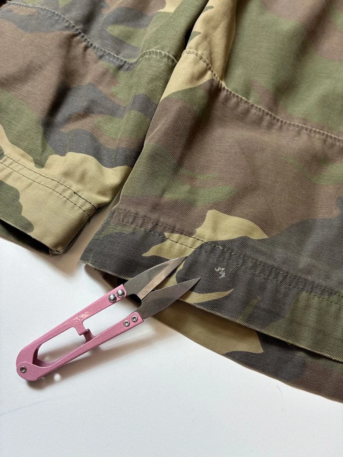 아베크롬비 앤 피치 00's 카모 패턴 카고 와이드 반바지 PN9076 상품이미지7