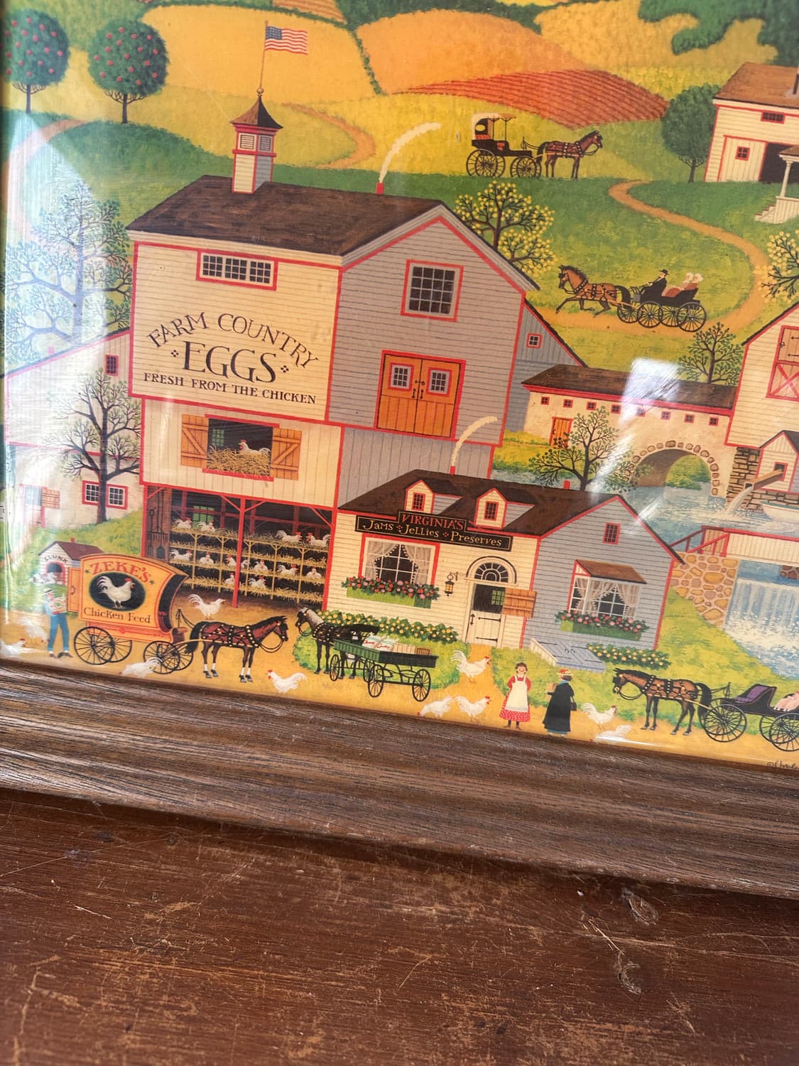 독일)빈티지 마을 트레이 상품이미지2