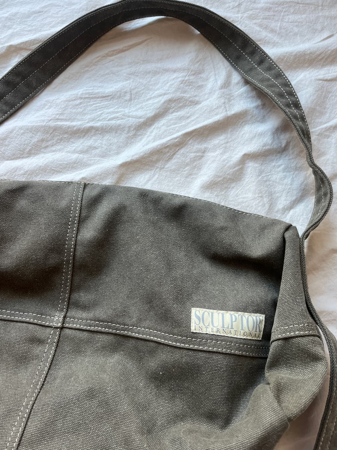 스컬프터 캔버스 더플백 카키 상품이미지2