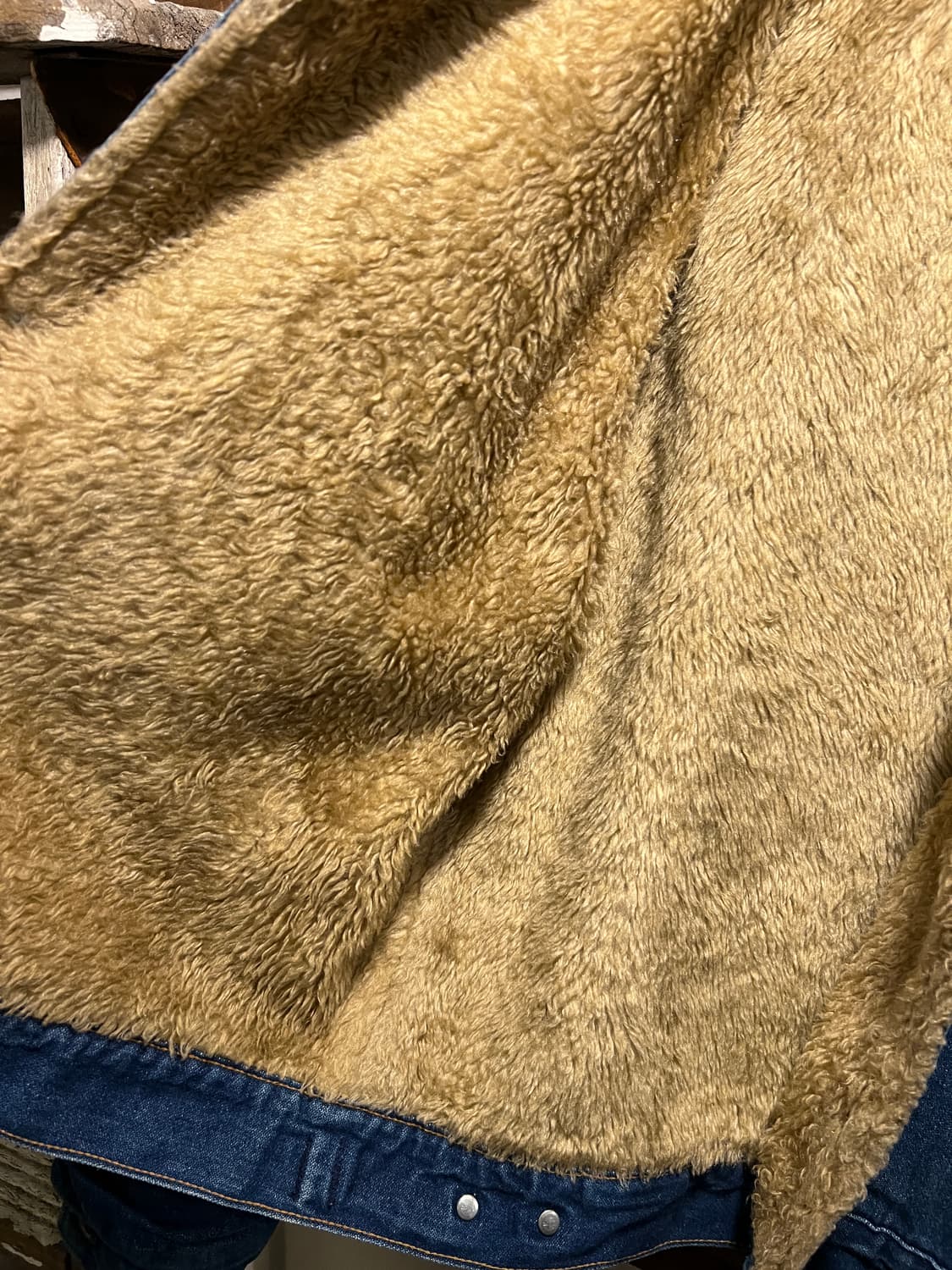 [S]70s Maverick USA Made 쉐르파 라이닝 데님 워크자켓 상품이미지6