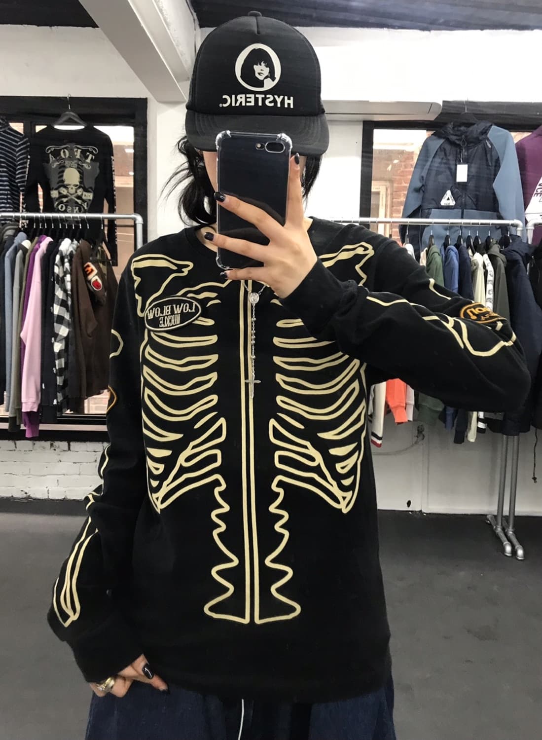 밴슨 레더 로우블로우 본 롱슬리브  상품이미지1