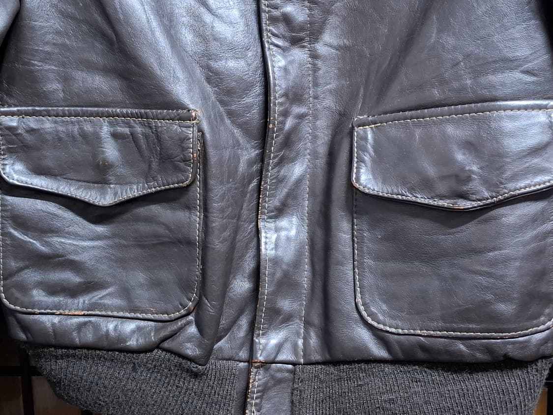 아비렉스 A2 홀스하이드 플라이트 자켓 (40) 상품이미지4