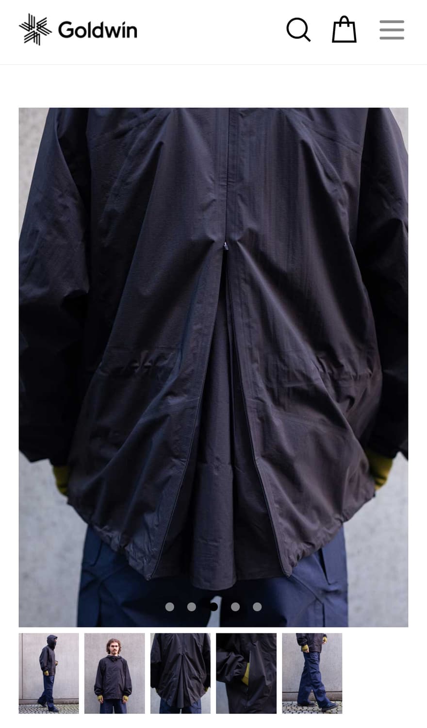 Goldwin0 골드윈제로 패커블 라이트 파카 3사이즈 상품이미지10