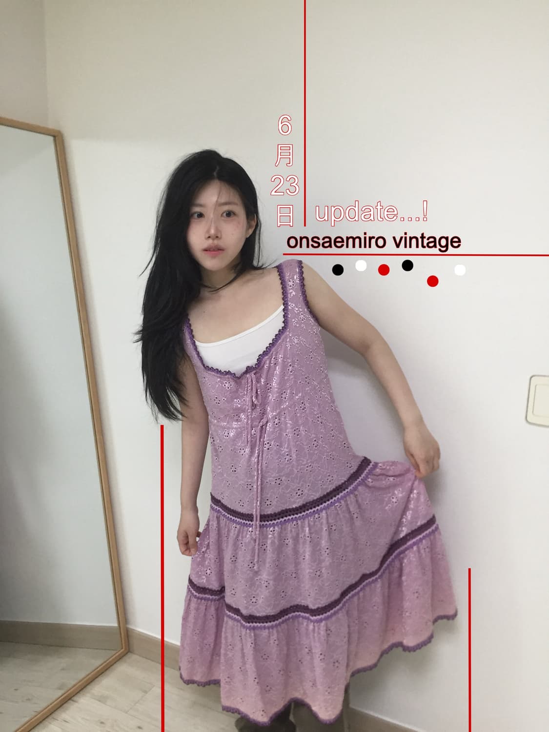 Anna sui punching cancan dress 상품이미지2