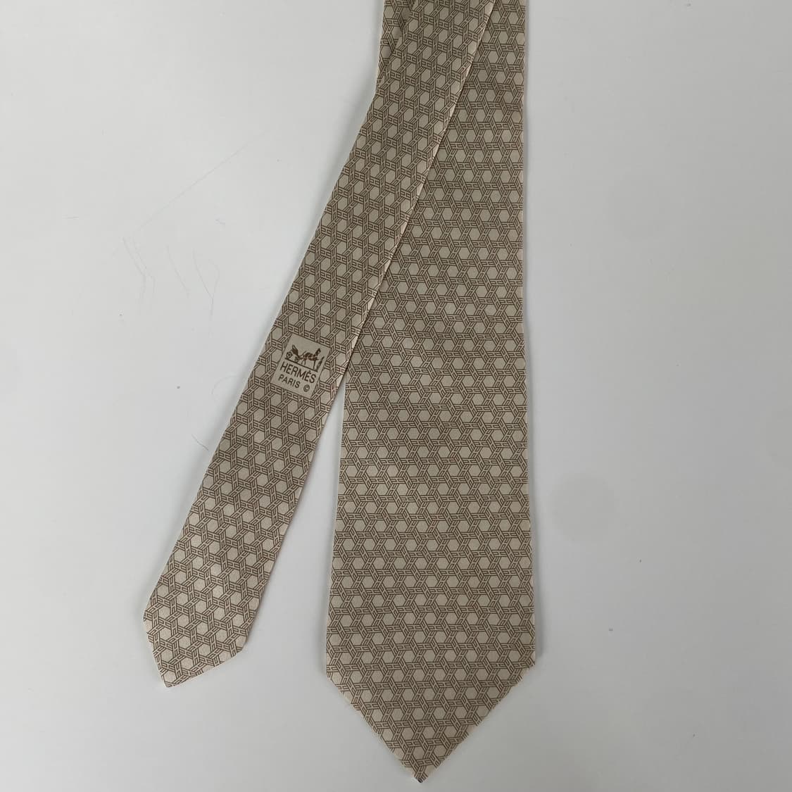 에르메스(HERMES) H모노그램 명품 정품 넥타이 상품이미지2