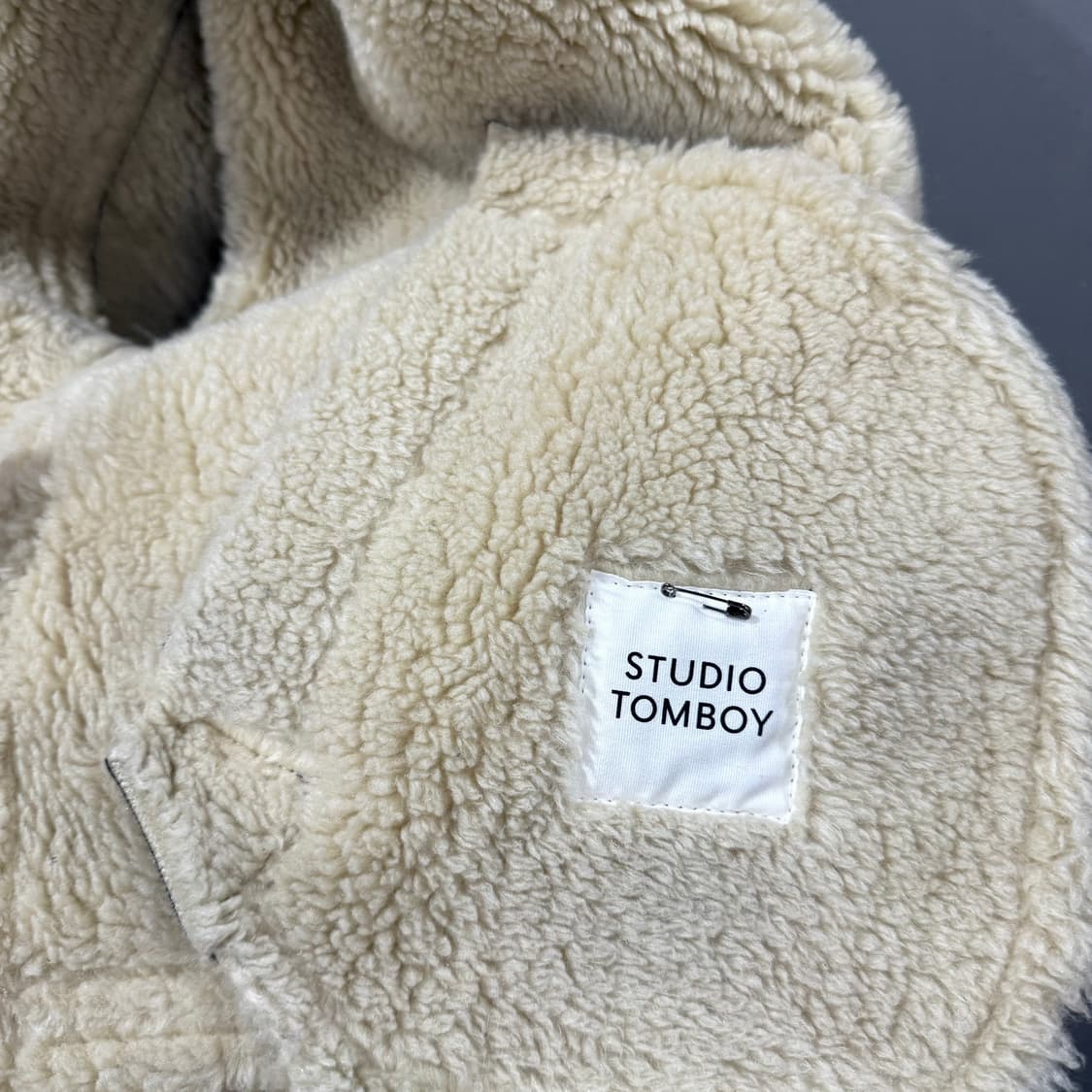 90 스튜디오톰보이 STUDIO TOMBOY 레더 무스탕 자켓  상품이미지5