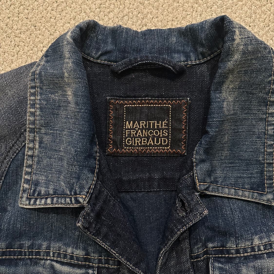 90s 마리떼 프랑소와 저버 데님 자켓 상품이미지3