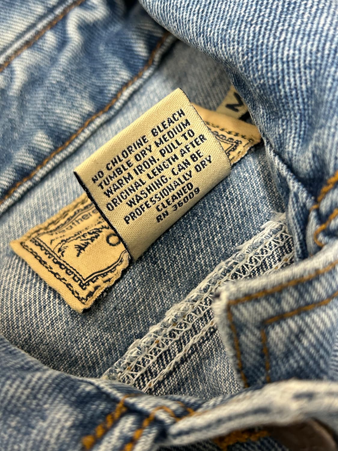 빈티지 USA 캘빈 클라인트러커 숏 데님자켓 상품이미지6