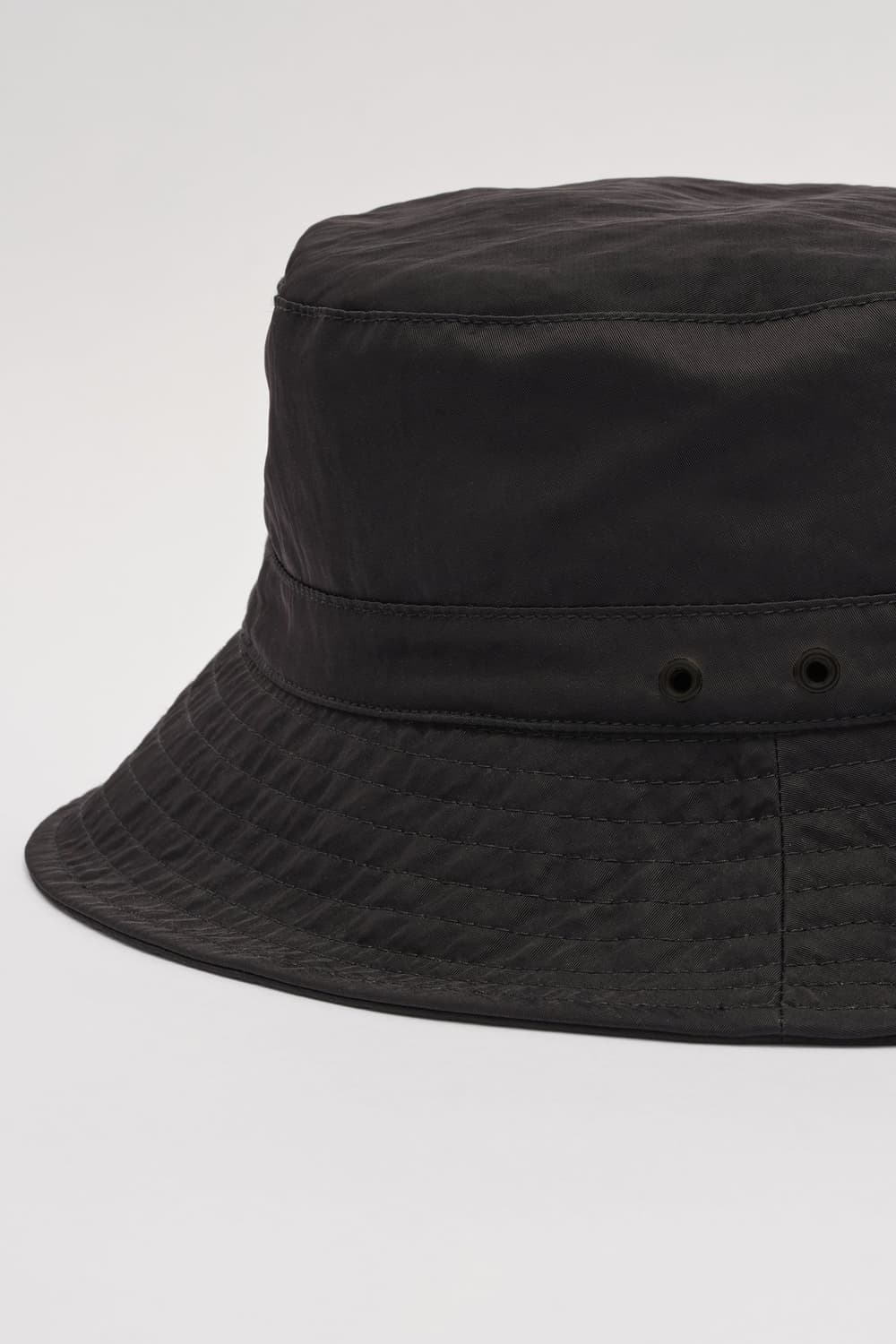 [M/L] 아워레가시 리퀴드 나일론 버킷햇 블랙 상품이미지3