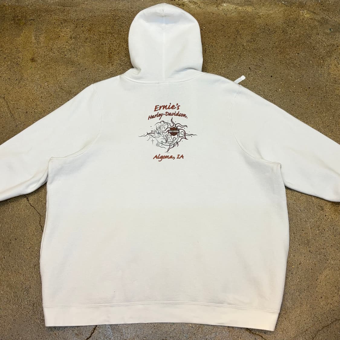 00s 미국 빈티지 할리데이비슨 빅로고 후드티 후드집업 상품이미지6