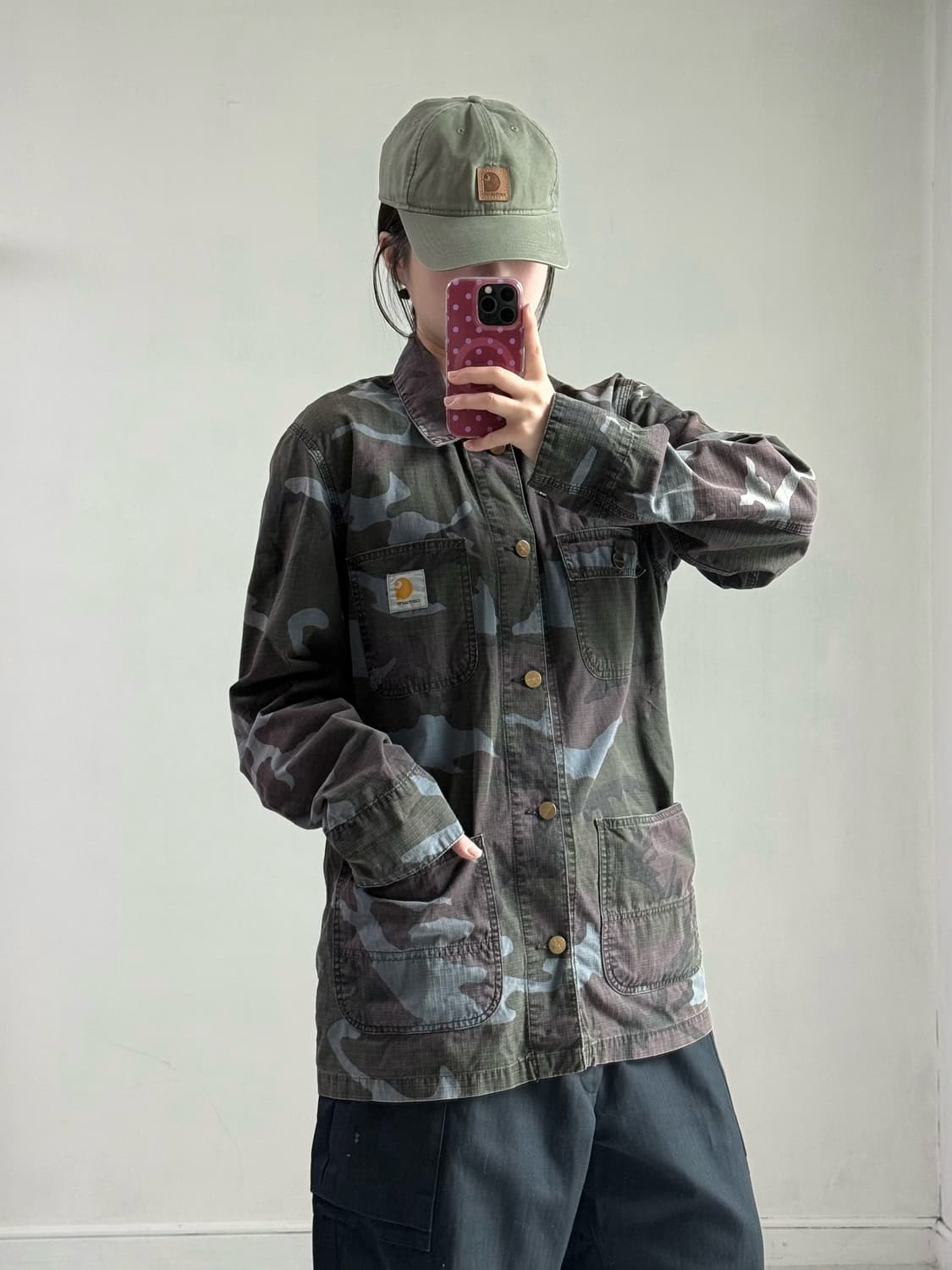 칼하트 wip 카모 자켓 상품이미지3