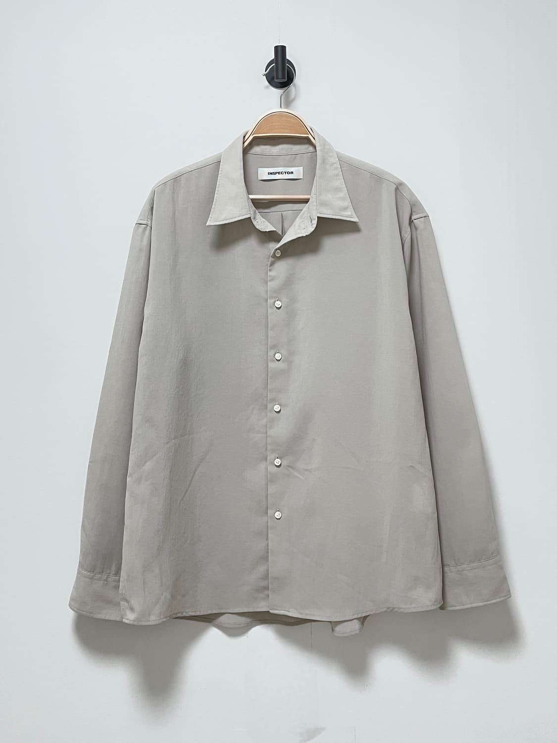 인스펙터(INSPECTOR) 미니멀 릴렉스핏 셔츠 상품이미지2