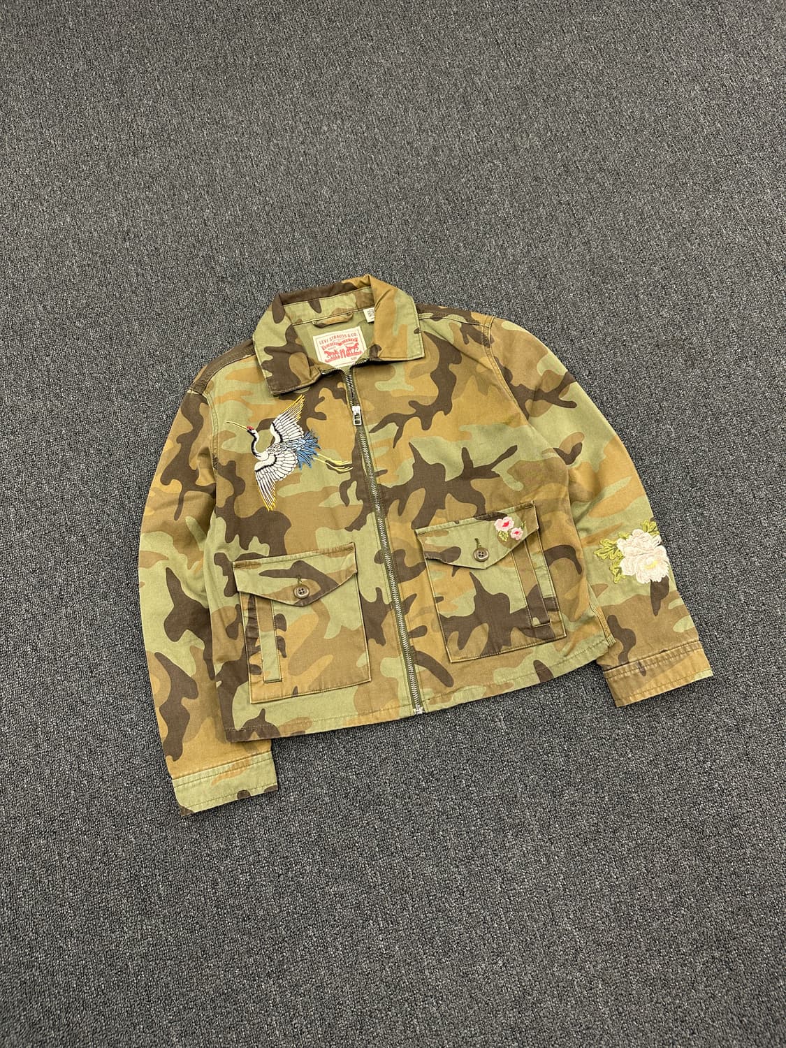 XS) 리바이스 자수 패치 카모 워크자켓 상품이미지1