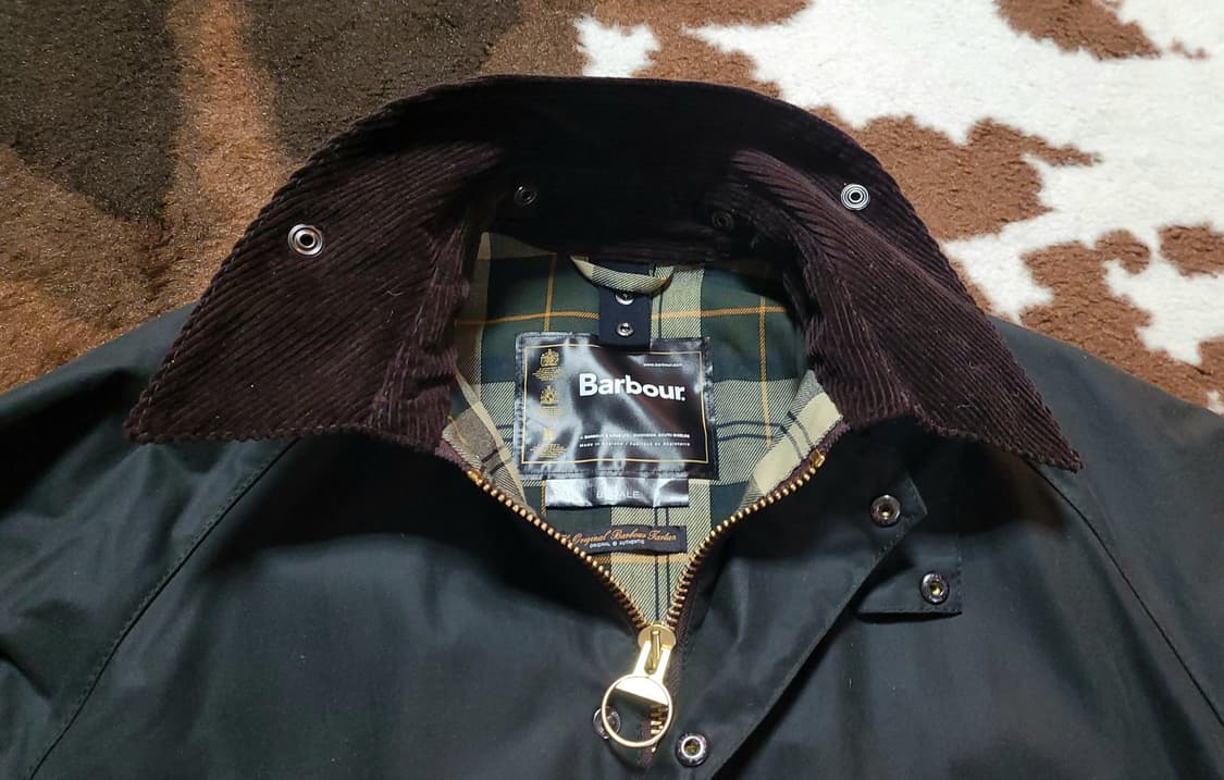 Barbour 남성 클래식 비데일 왁싱자켓(세이지 색상 /C40) 상품이미지4