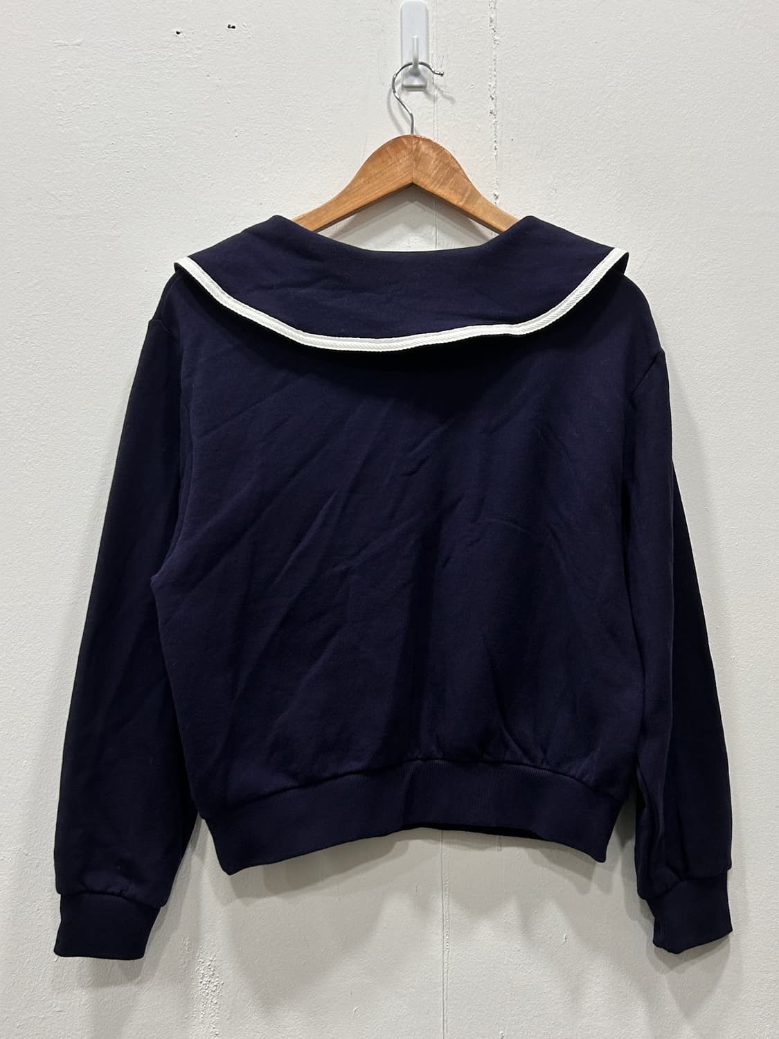 델리센트 세일러 카라 하프집업 맨투맨 F 상품이미지3