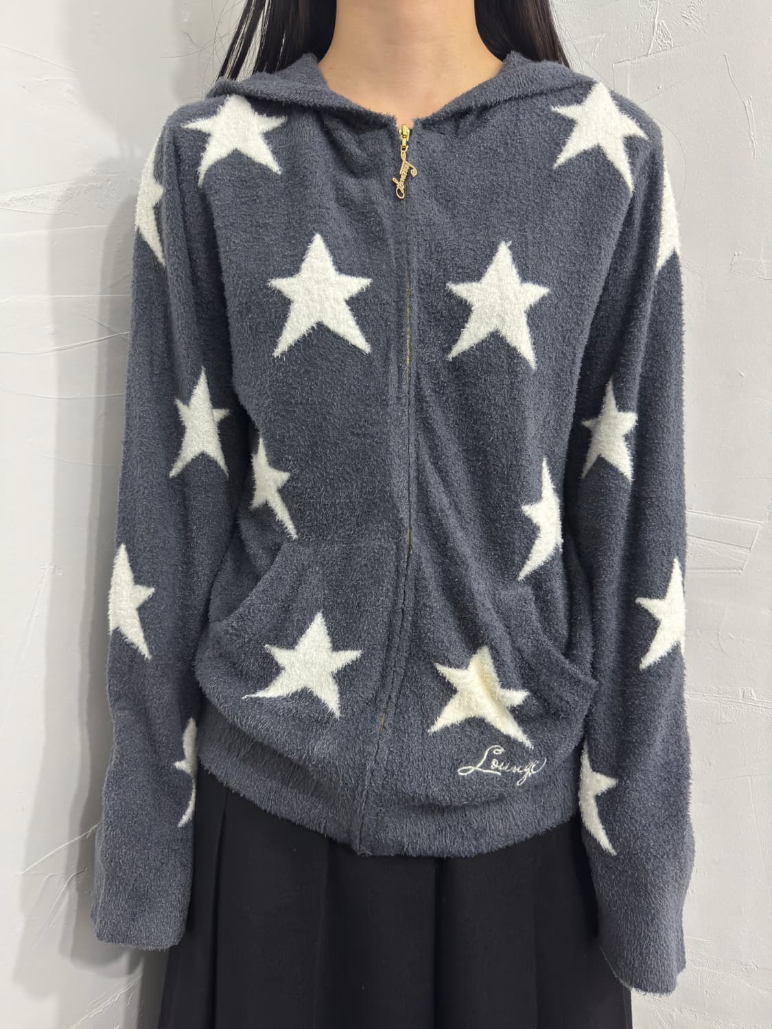 star fleece hood zipup 상품이미지1
