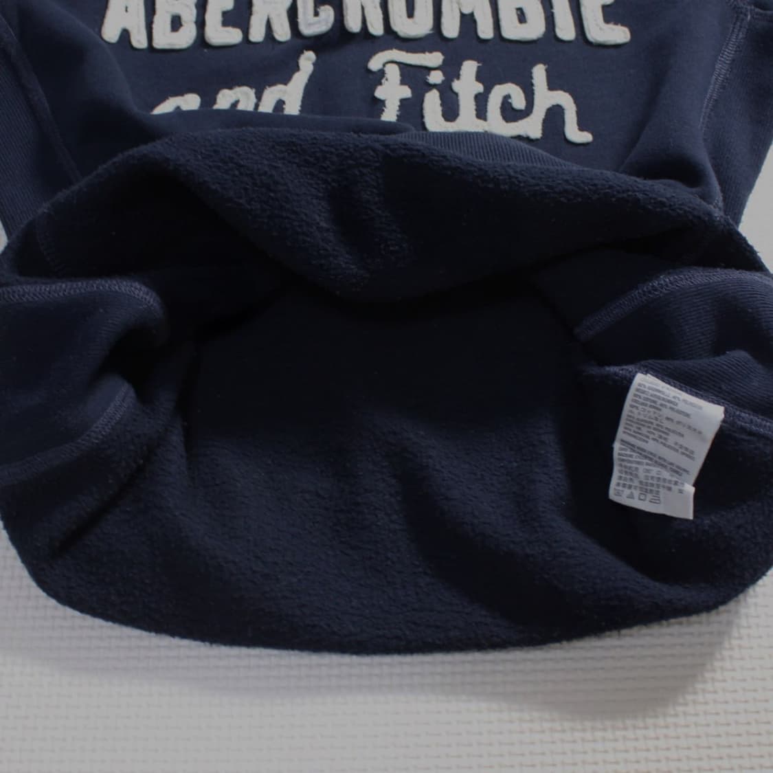 Abercrombie 아베크롬비 기모 네이비 후드티 상품이미지4