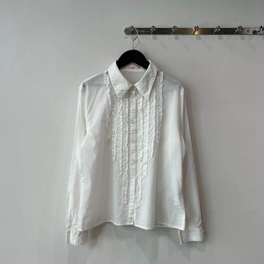 코튼 프릴디테일 셔츠 상품이미지1