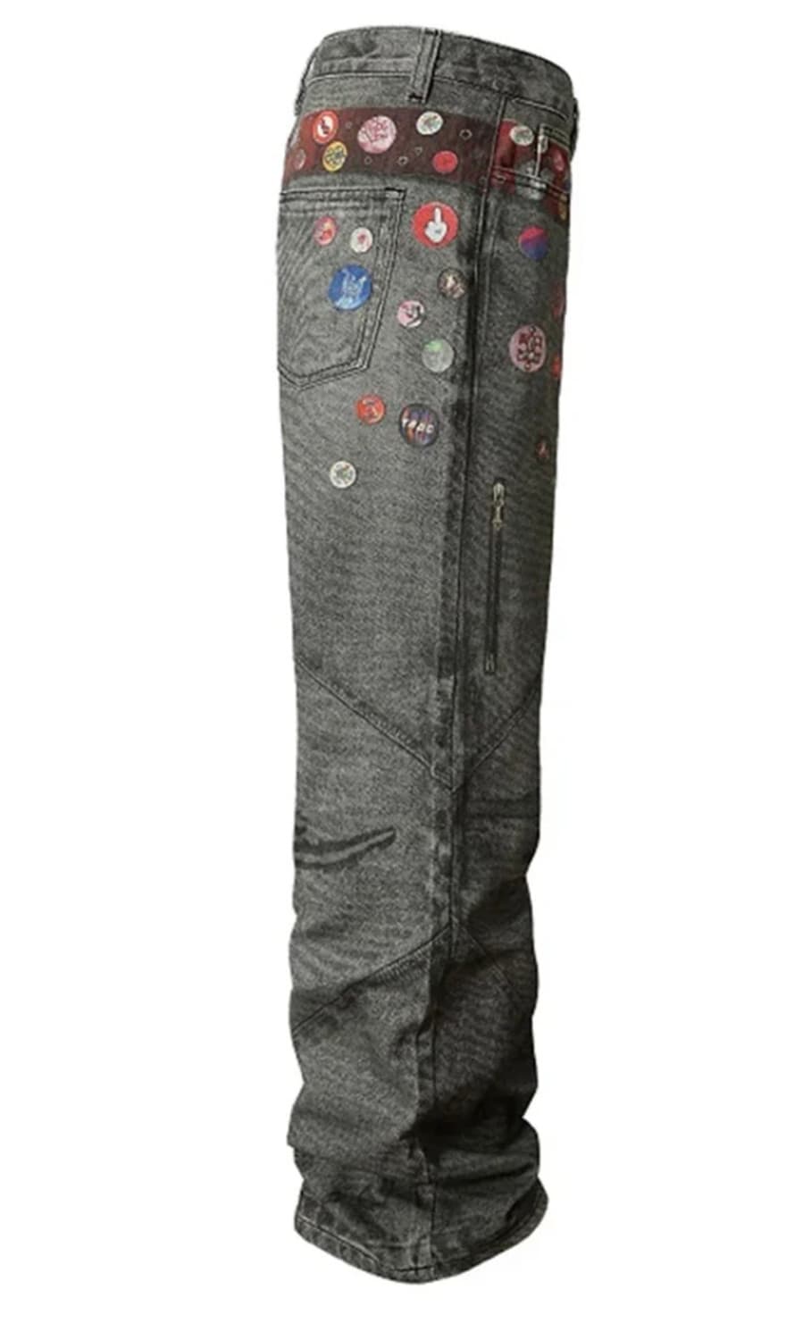 Yadcrew logo 3d 프린팅 데님팬츠 상품이미지4