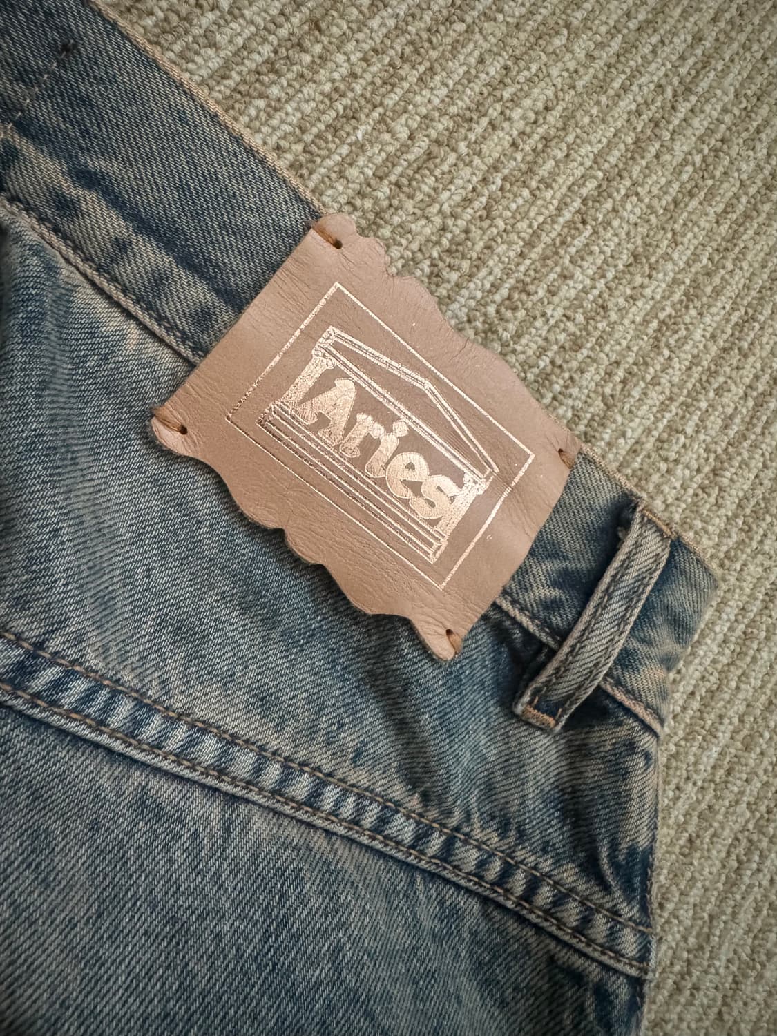 ARIES  에리즈 워시 데님 팬츠 상품이미지9