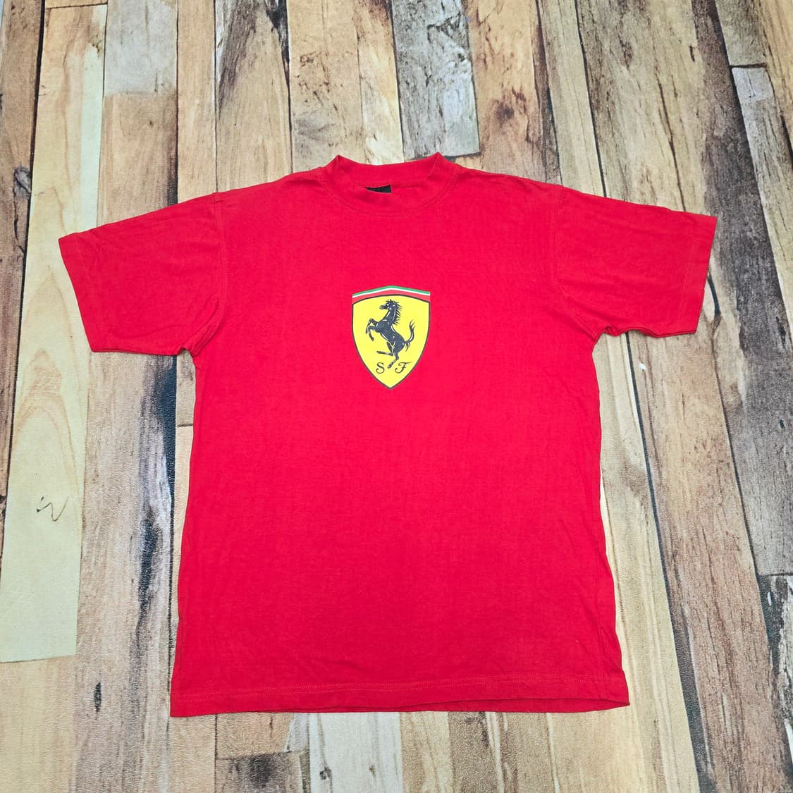 Vtg 90~00s Ferrari 공식 스쿠데리아 페라리 레이싱 티셔츠 상품이미지1