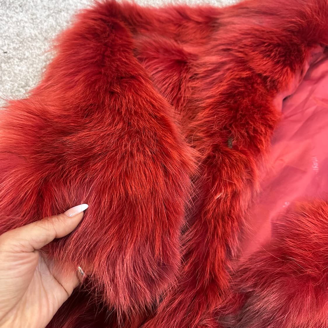 사가폭스 레드 맥시 퍼자켓L 상품이미지4