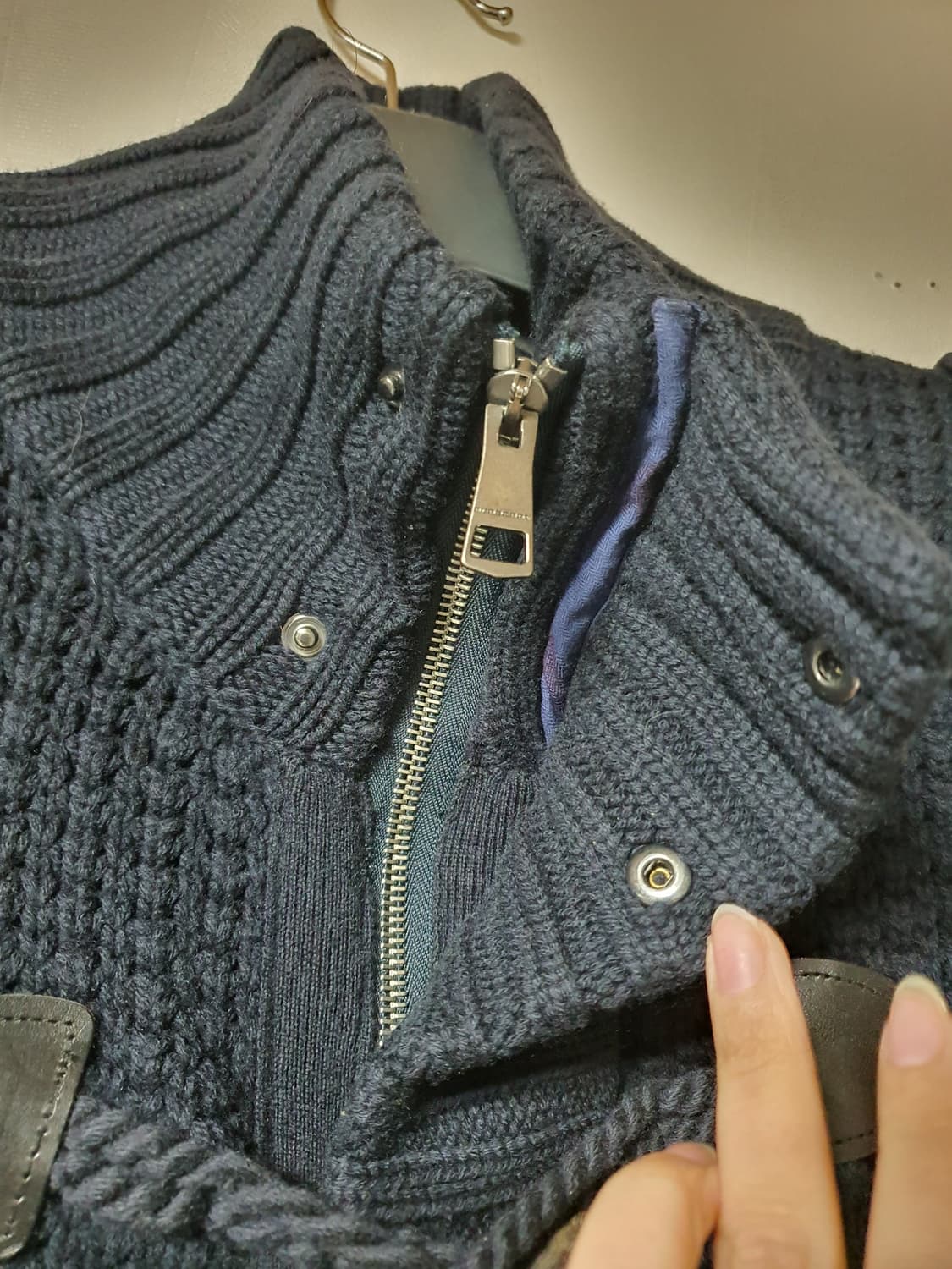 버버리 니트 더블코트 상품이미지4