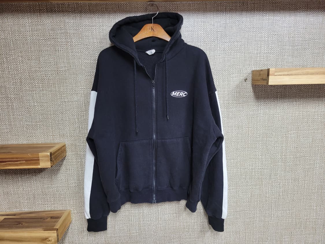 115사이즈 어커버 오버핏 후드 집업 자켓 힙합 올드스쿨 빅사이즈  상품이미지1