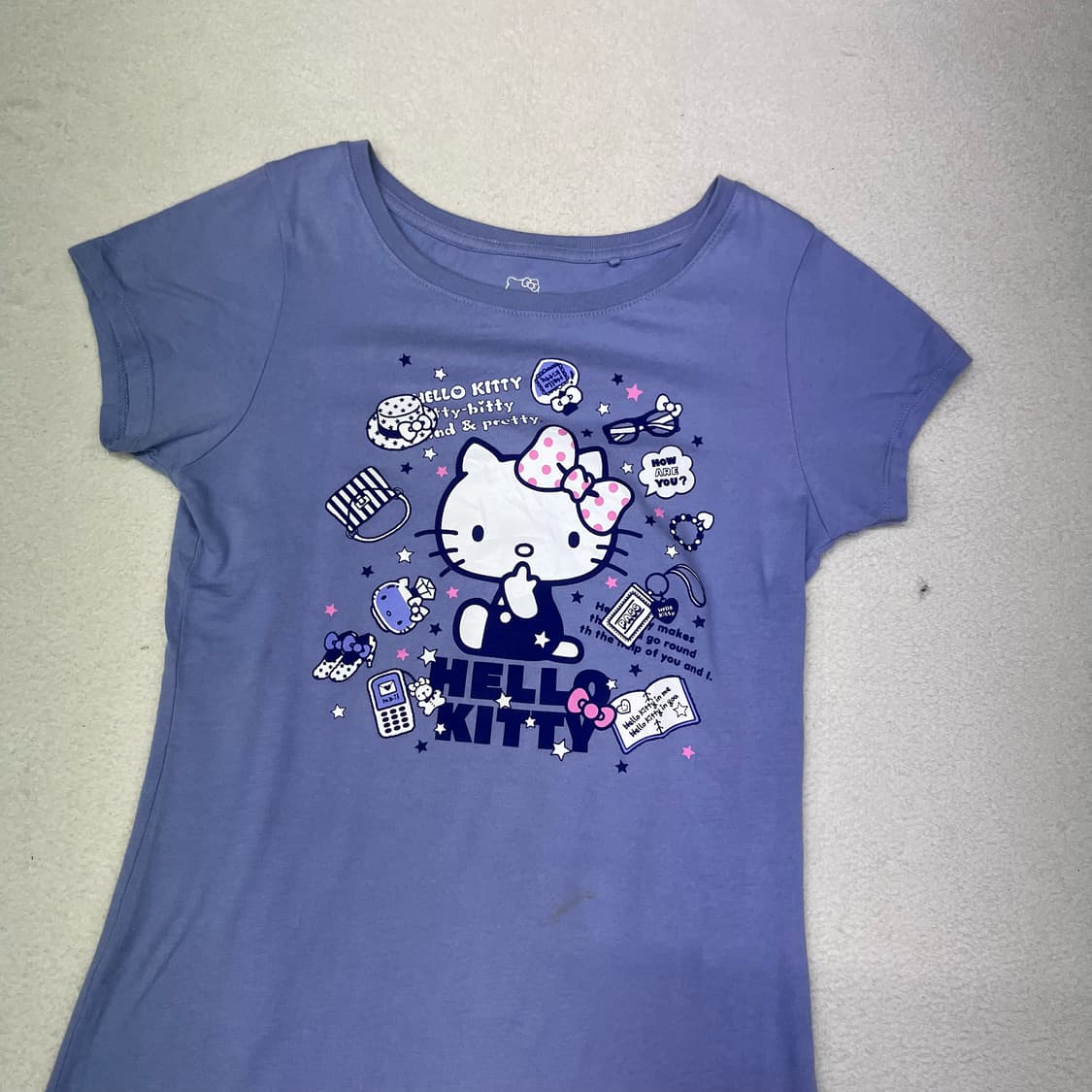 Hello kitty milky purple T-shirts 상품이미지5