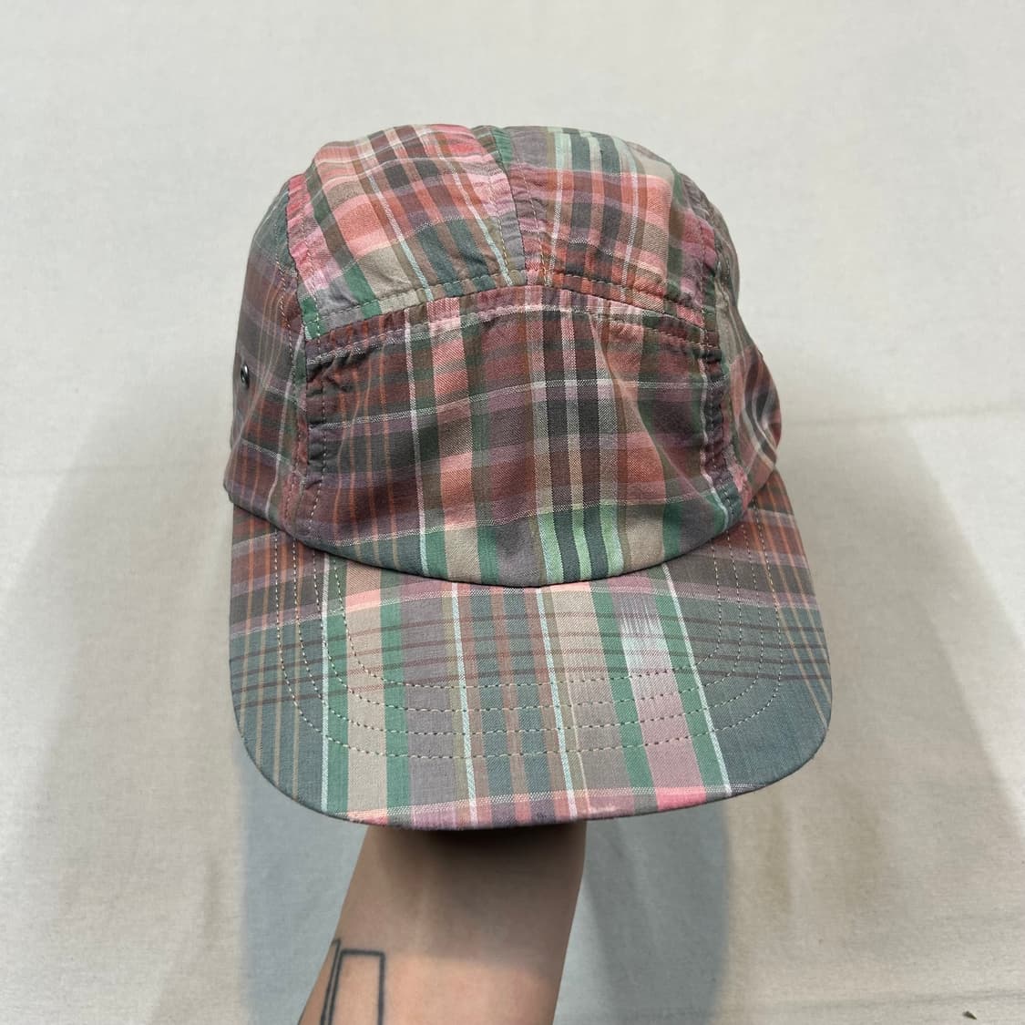 폴로 랄프로렌 마드라스 체크 캠프캡 모자 상품이미지2