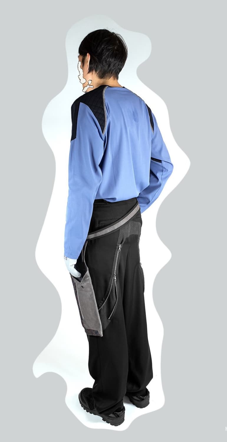 (46)키코 라티 백 지퍼팬츠 상품이미지2