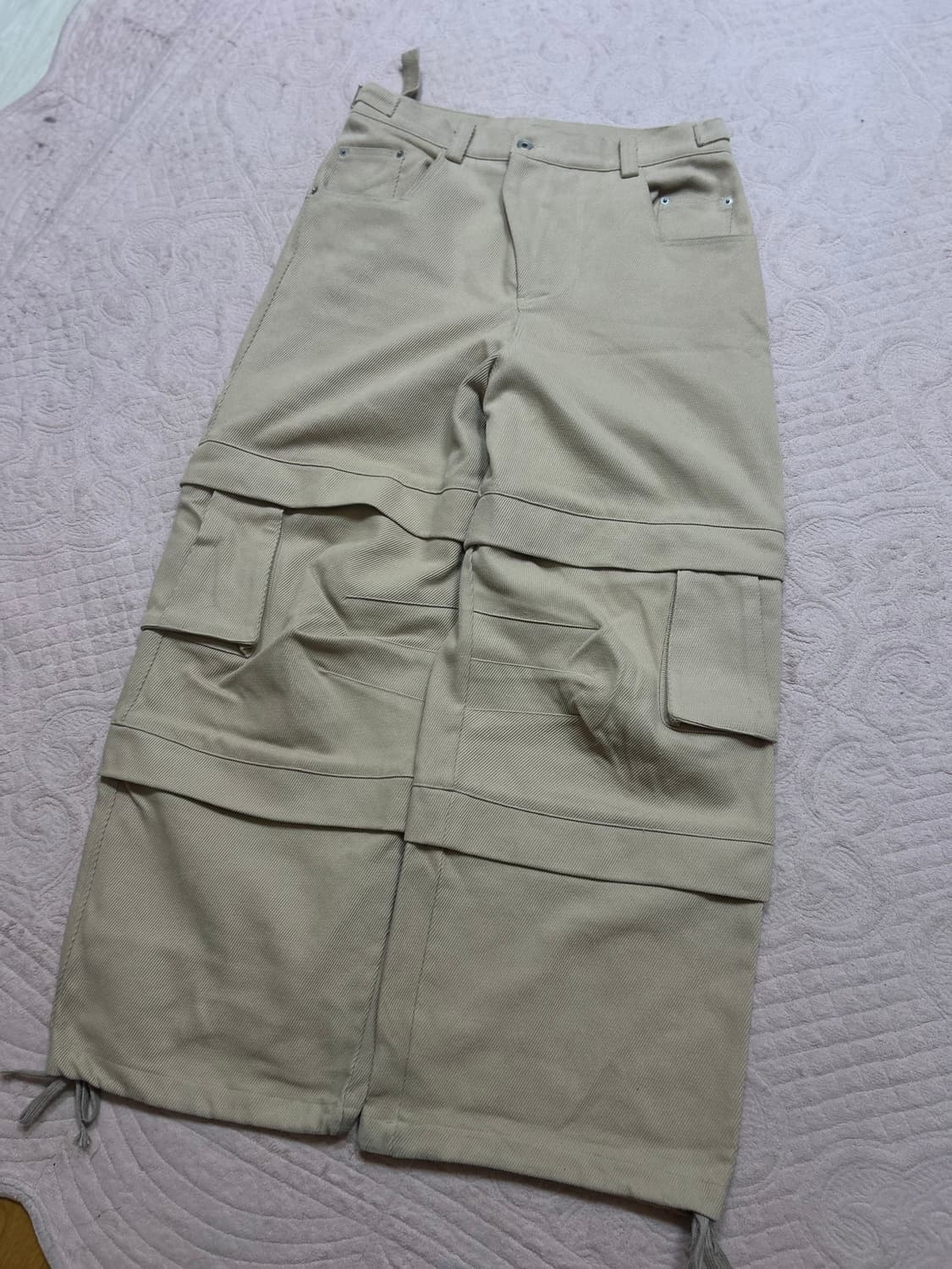 카미엔 타이탄 배기 팬츠 베이지 상품이미지1