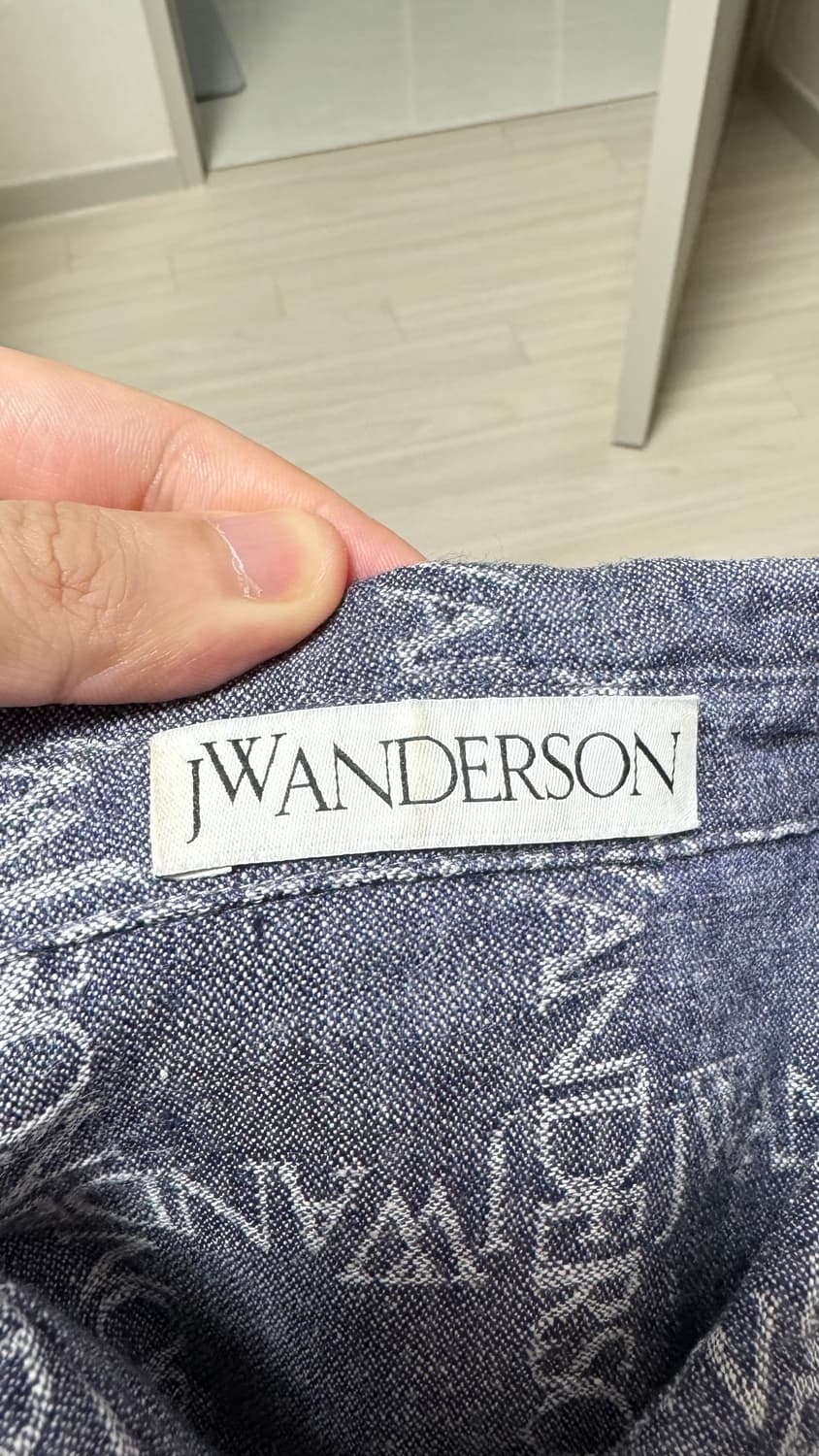 [L] JW앤더슨 오버핏 리넨 하프 셔츠 상품이미지3