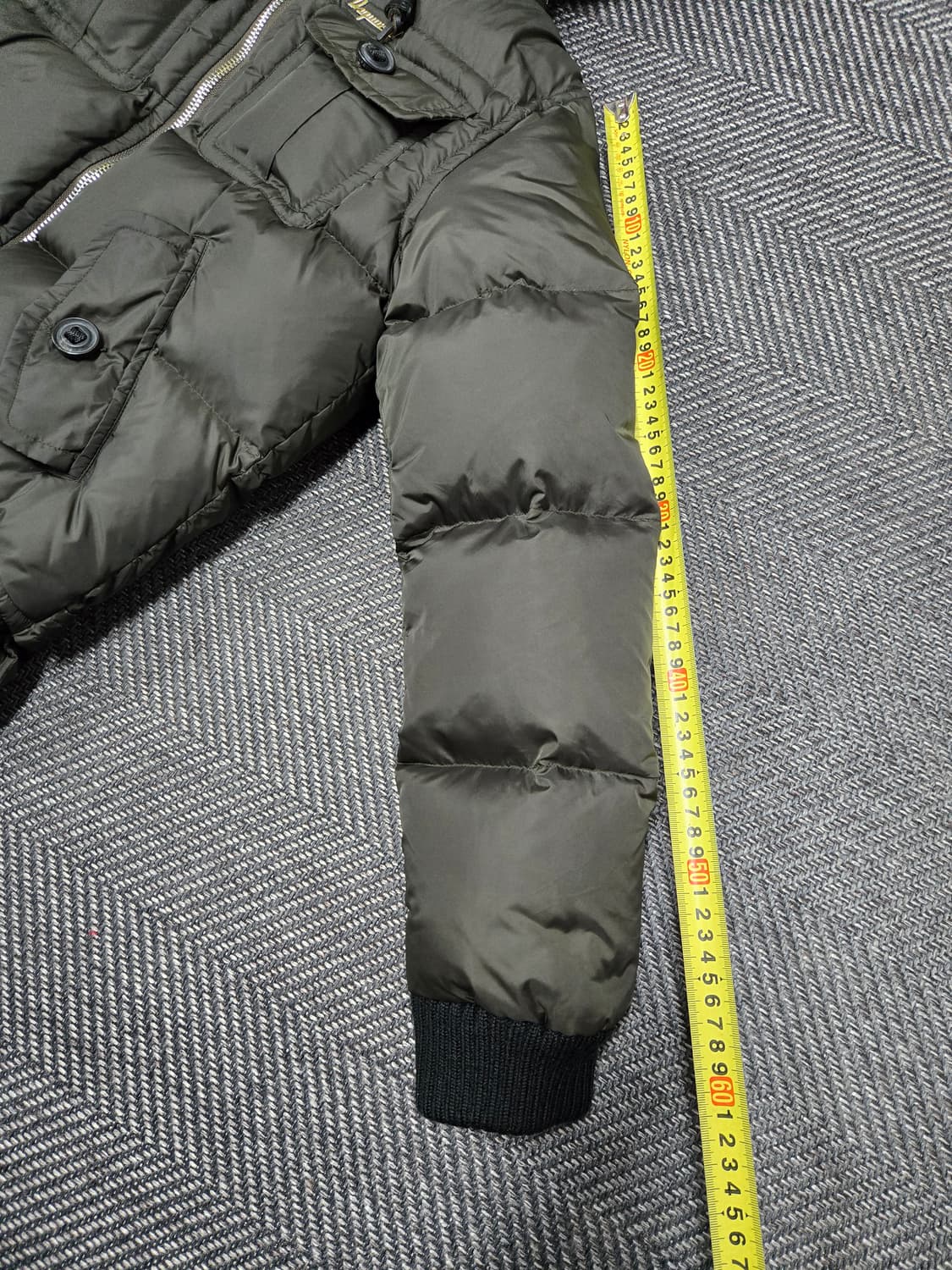 디스퀘어드2 콜마이너 라쿤퍼 숏패딩 재킷 공용 구스다운패딩 상품이미지8